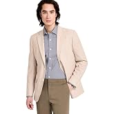 Tommy Hilfiger Mens Modern fit Sport Coat Blazer 36 R Beige Solid Linen
