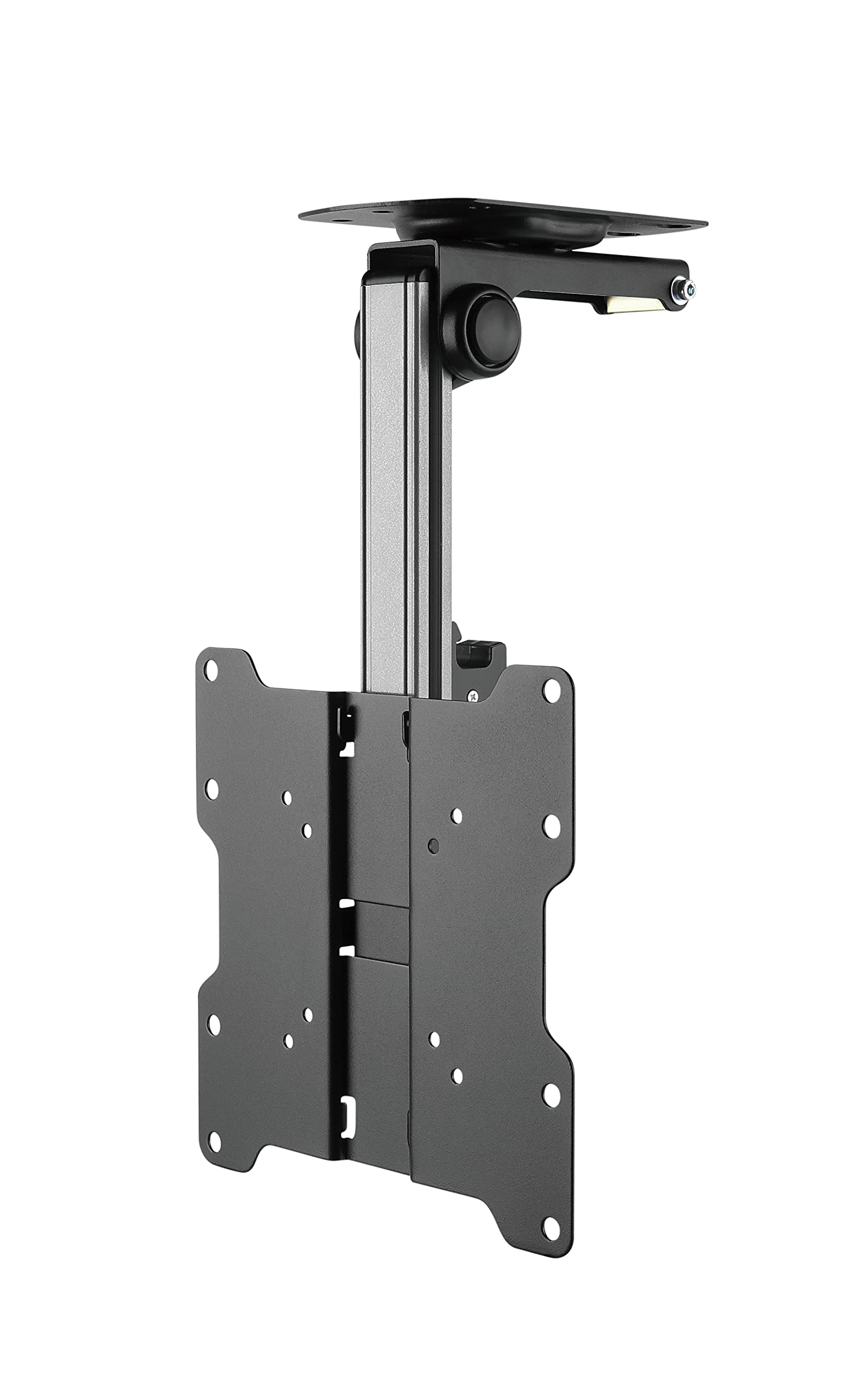 CL3 Premium TV Ceiling Bracket Angle-Adjustable up to 105° for Roof Pitch/Height-Adjustable with Maximum Load Capacity 20 kg/Maximum VESA 200 x 200 Universal