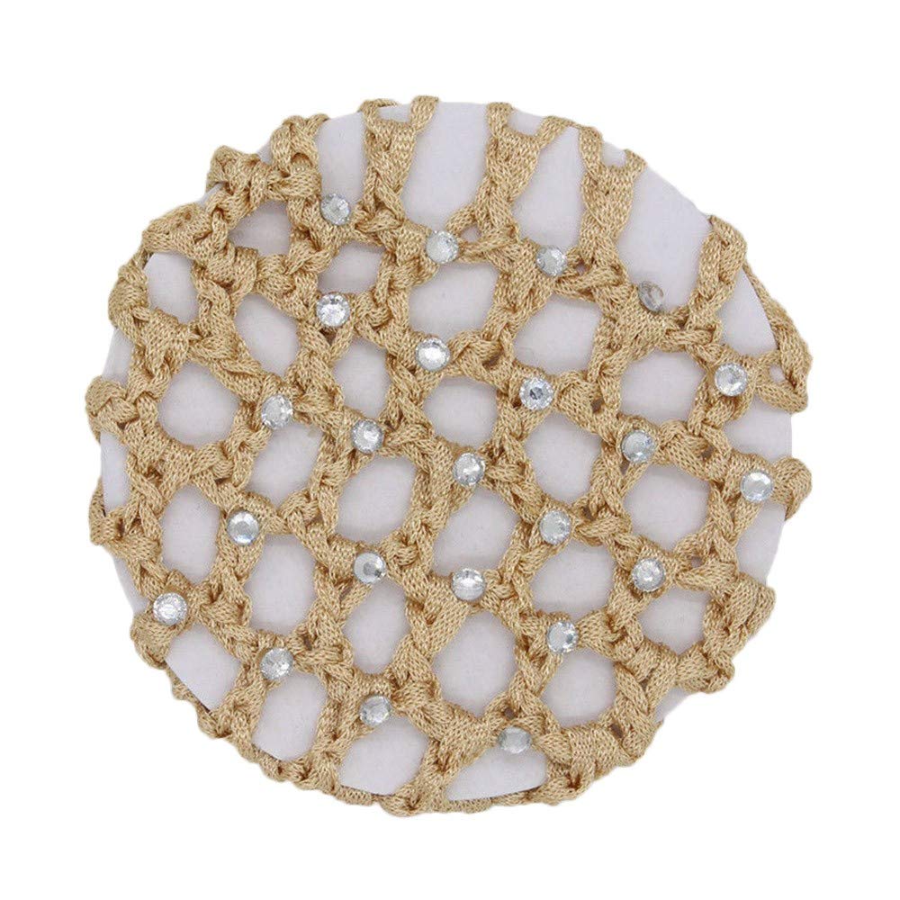 Amazon Com Seamount Colored Crochet Rhinestone Ballet Dance Hair