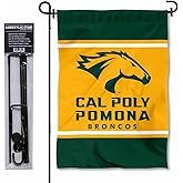 Cal Poly Pomona Broncos Garden Flag with Stand Holder
