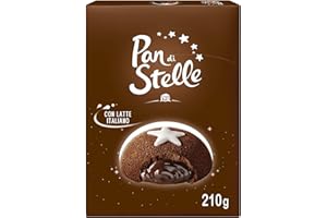 BARILLA Pan Di Stelle Mulino Bianco | Pan Di Stelle Mooncake | Pan di Stelle Moon Cake Mulino Bianco 6 pieces | Mooncake | 7.4 Ounce Total Weight
