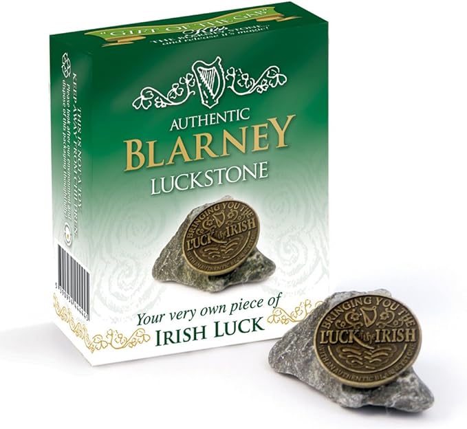 Carrolls Irish Gifts Blarney Stone With Good Luck Coin