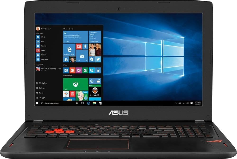 Asus ROG Strix GL502VM 15.6inch G-SYNC VR Ready Laptop : Core i7-7700HQ, NVidia GTX 1060, 12GB RAM, 1TB HDD, 15.6inch Full HD GSYNC Display