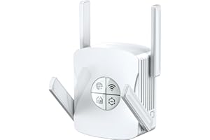 HYZOM 2024 Release WiFi 6 Extender Signal Booster, 2.4Gb/s Dual Band 5GHz & 2.4GHz Internet Repeater and Signal Amplifier for Home, 6X Faster Than Ever - w/Gigabit Ethernet Port, 1-Tap Setup