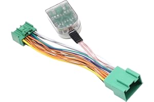 Hugwits Add A Subwoofer Amplifier Wire Harness, Car High/Low RCA Converter, Radio System Subwoofer Amplifier Adapter, Compati