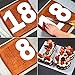 EORTA 0-8 Numeral Cake Stencils Molds 10 Inch Arabic Number Dessert Maker Decorative Fillings Layered Kitchen Baking Tools for DIY Wedding Birthday Anniversary, White