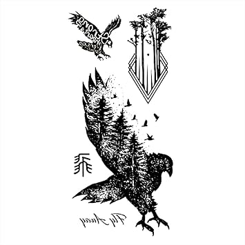 Tatouages Temporaire Oiseau Aigle Royal Pour Homme Et