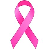 Rogue River Tactical Best Large Pink Ribbon Support Breast Cancer Awareness Survivor Auto Decal Bumper Sticker Vinyl for Car Truck Van RV SUV Boat Window Women Mom Grandmother (Single)