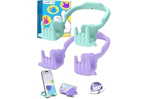 Easter Gifts for Kids Teens Boys Girls Adults Cell Phone Stand - CALDEVER Rock On Thumb Up Lazy Phone Stand Phone Holder for 
