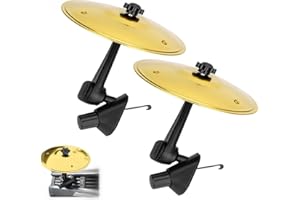 2PCS Car Crash Cymbal, Car Cymbal Air Vent, Car Crash Music Cymbal, Make Your Driving More Fun, Easy Installation and Rugged,