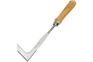 tBesme Crack Weeder Crevice Weeding Tool Patio Weeder L-Shape Patio Knife Lawn Yard Gardening Tool