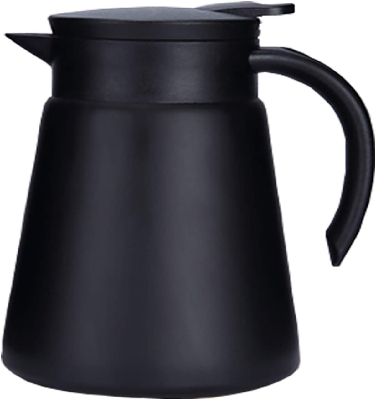 JOYSIP 30oz Stainless Steel Thermal Coffee Carafe Thermos with Handle, Double Walled Vacuum Insulated Pot for Hot Water, Tea, Coffee, 12 Hour Heat Retention, 900ml (BLACK)