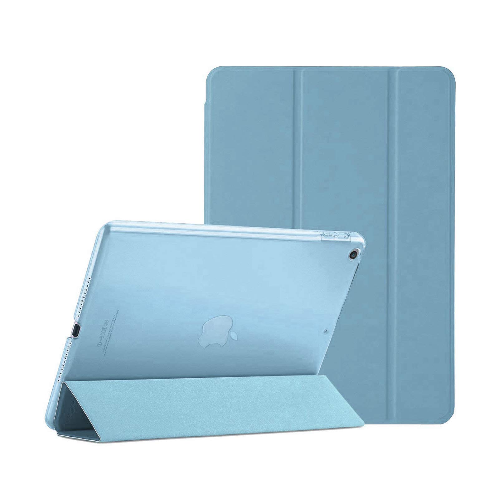 For Apple iPad 10.2 (2020) A2270 A2428 A2429 Smart Cover Magnetic Stand Case (Aqua)