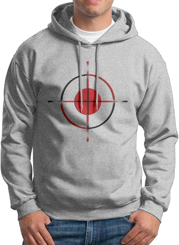 Target Bullseye Men's Pullover Hooded Sweatshirt Hoodie Amazon.co.uk