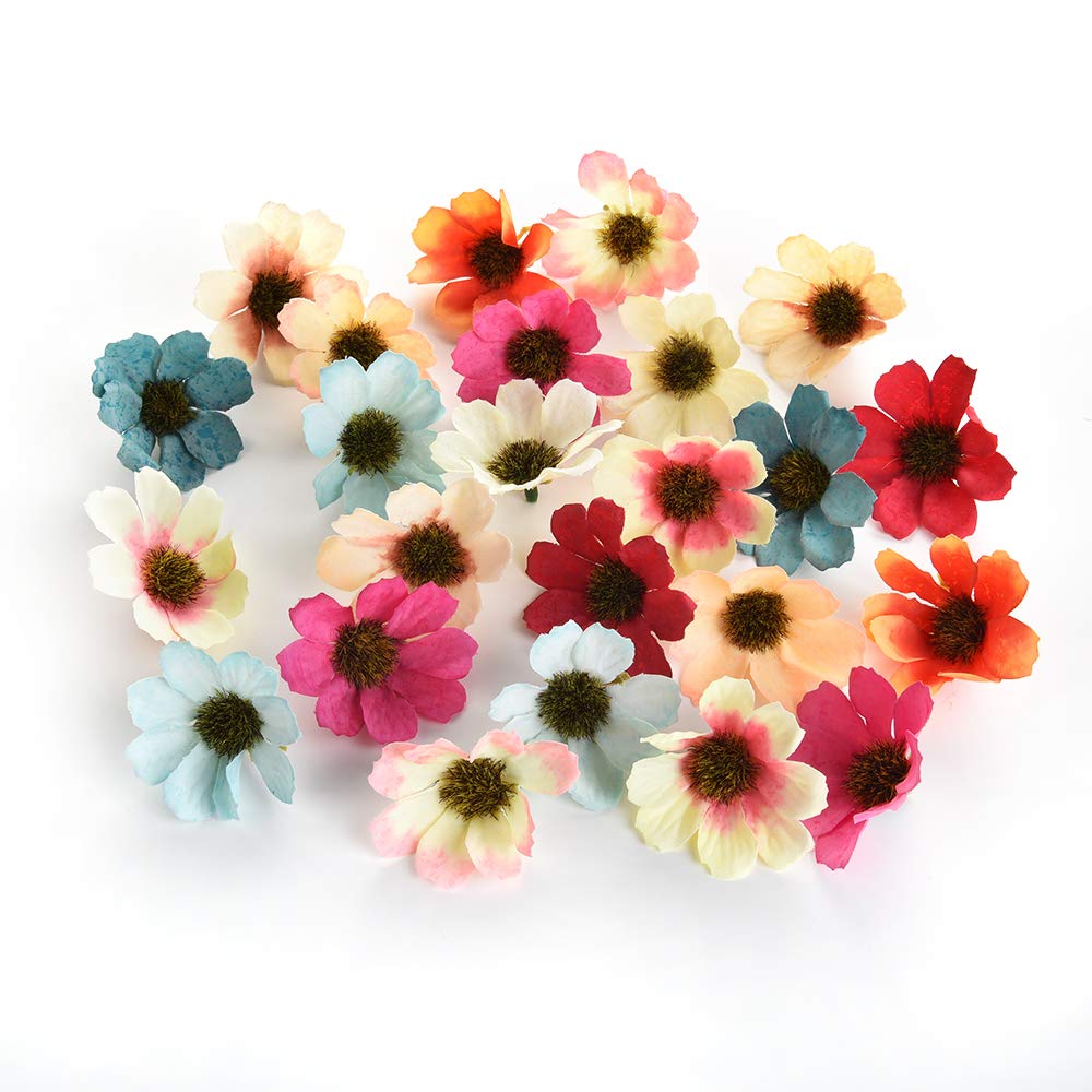 silk flowers in bulk wholesale Fake Flowers Heads Artificial Daisy