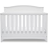 Delta Children Emery 4-in-1 Convertible Baby Crib - Greenguard Gold Certified, White