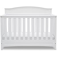 Delta Children Emery 4-in-1 Convertible Baby Crib - Greenguard Gold Certified, White