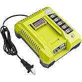 40V Charger for Ryobi Battery, Hipoke OP401 Lithium-ion Battery Charger for OP4015 OP4026 OP4026A OP4030 OP4040 OP4050 OP4050A OP4060 OP40261 OP40301 OP40401 OP40501 Ryobi 40V Lithium-ion Battery