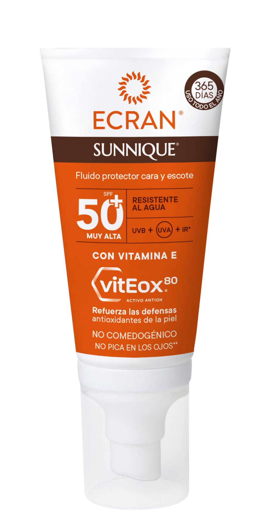 Ecran Solar Body Protection SPF50 Face Sunscreen Cream