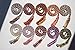 Graduation Honor Cord Three-Color Braided Grad Days (Gold White Purple)