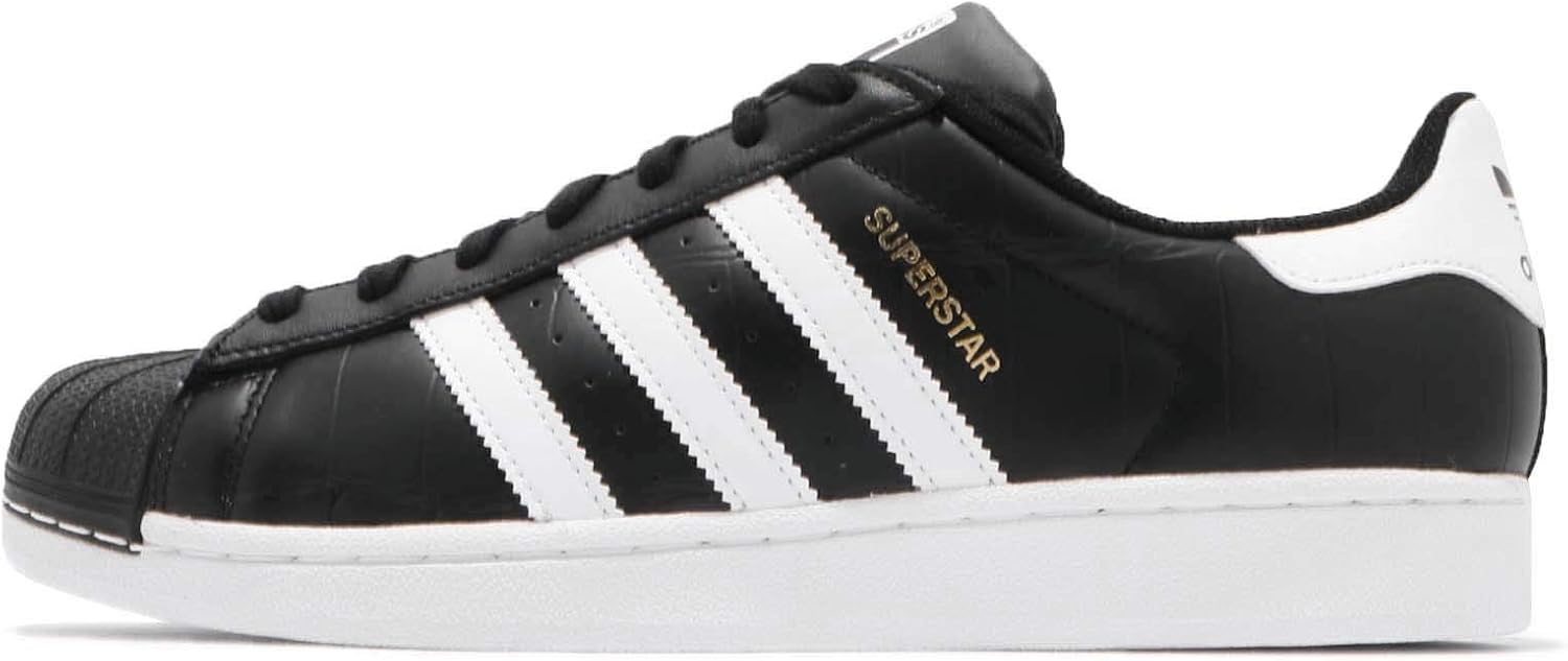black and white adidas trainers