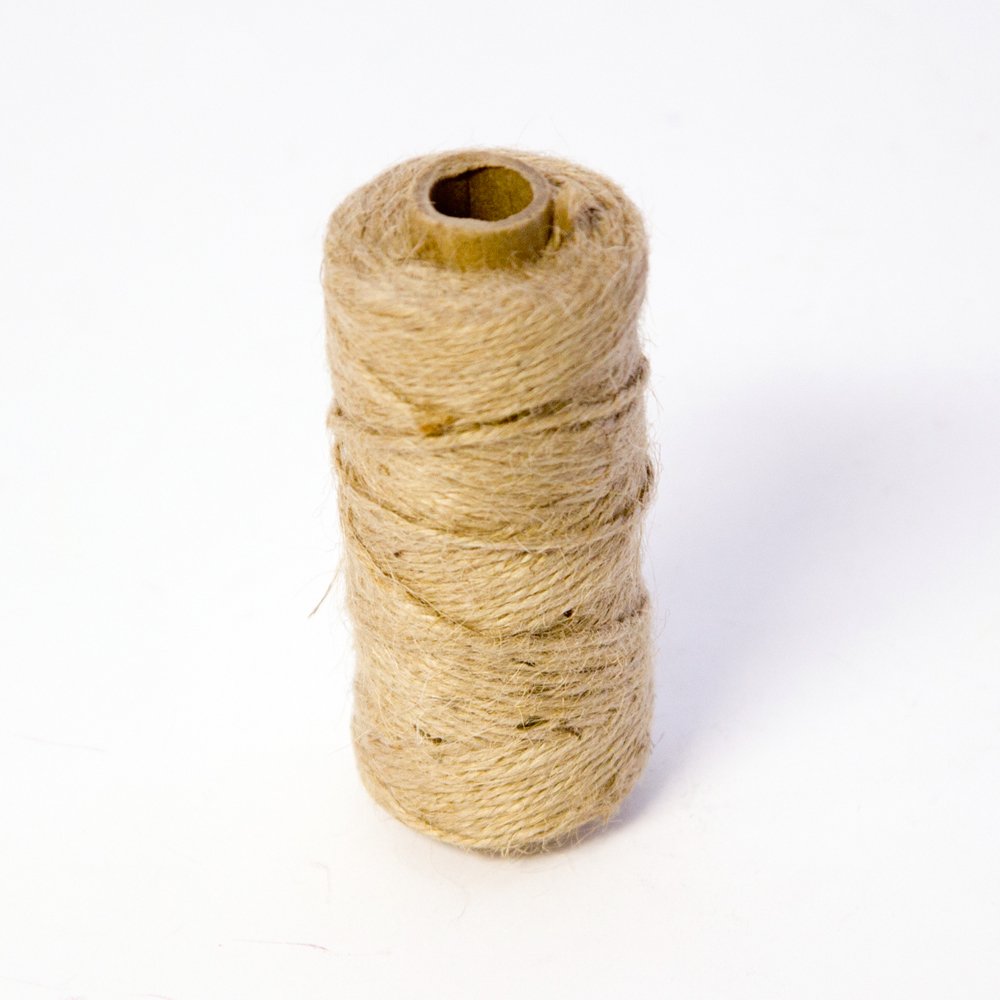 1 Roll Oasis Mossing Jute Twine String Tie Natural x 75m for Florist