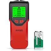 Stud Finder Wall Scanner - 5 in 1 Stud Finder Tool w/Smart Chip and HD LCD Display, Stud Detector Beam Finders for the Center and Edge of Wood AC Wire Metal Studs Joist Pipe (Cherry)