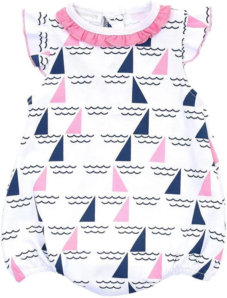 Amazon.com: Magnolia Baby Regatta Printed Flutters Bubble: Clothing