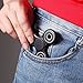 DILTEC EDC Hand Spinner for Kids Adults ADHD Sensory Fidget Toys Spin 1-3 Mins Silent Smooth Pocket Durable Black
