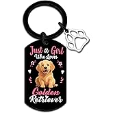 Yoxiumi German Shepherd Golden Retriever Cheetah Keychain Animal Keychains for Pet Lovers