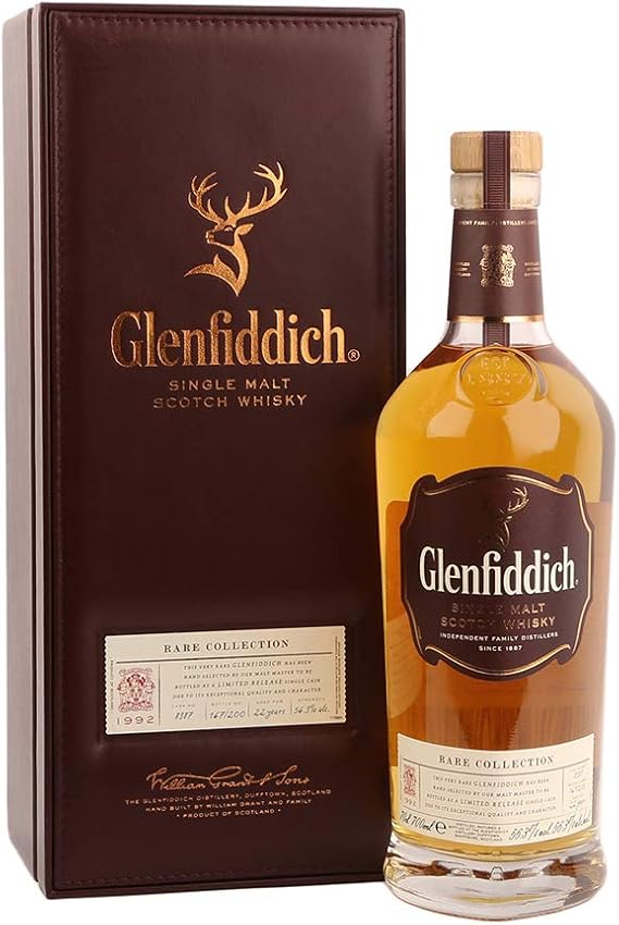 Glenfiddich 22 Year Old 1992 Rare Collection Single Malt Whisky Amazon Co Uk Grocery