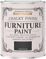 Rust-Oleum PAINTPEOPLE Chalky Furniture Paint Natural Charcoal 750ml view 5