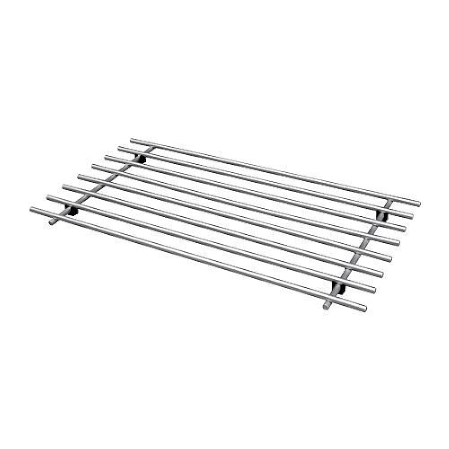Lamplig Stainless Steel 50 cm X 28 cm Trivet with Plastic Anti Slip Feet (2 x)