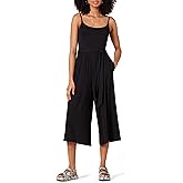 Amazon Essentials Women's Jersey Cami Cropped Wide Leg Jumpsuit
