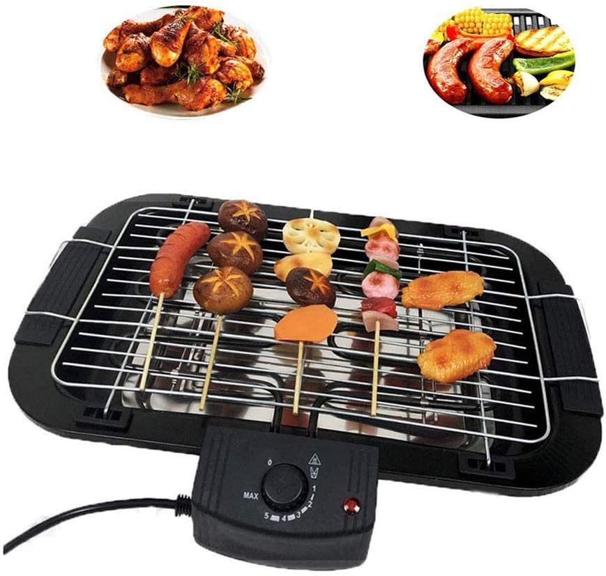 Review XNDCYX Indoor Electric Griddles, Electric Smokeless Portable BBQ