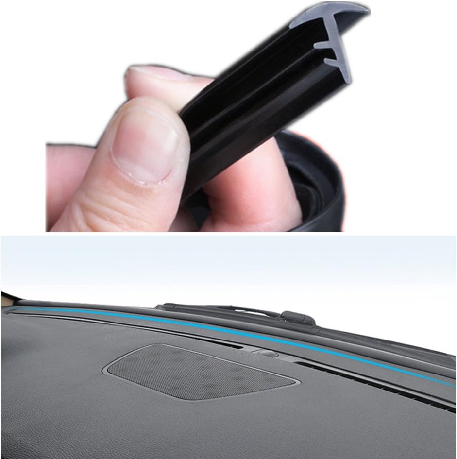 AUTOXON 160cm Edge Trim Rubber Seal Protector Guard Strip For The Space Between Dashboard and Windshield of Cars S for size