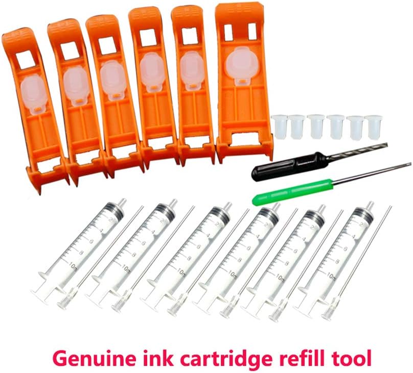 UP PGI-280 Genuine Ink Cartridge Refill Tool Kit for Canon PIXMA TS6120 TS6220 TR7520 TR8520 TS9520 TS9521C TS702 TS8120 TS8220 TS9120 Printer 6 Colors