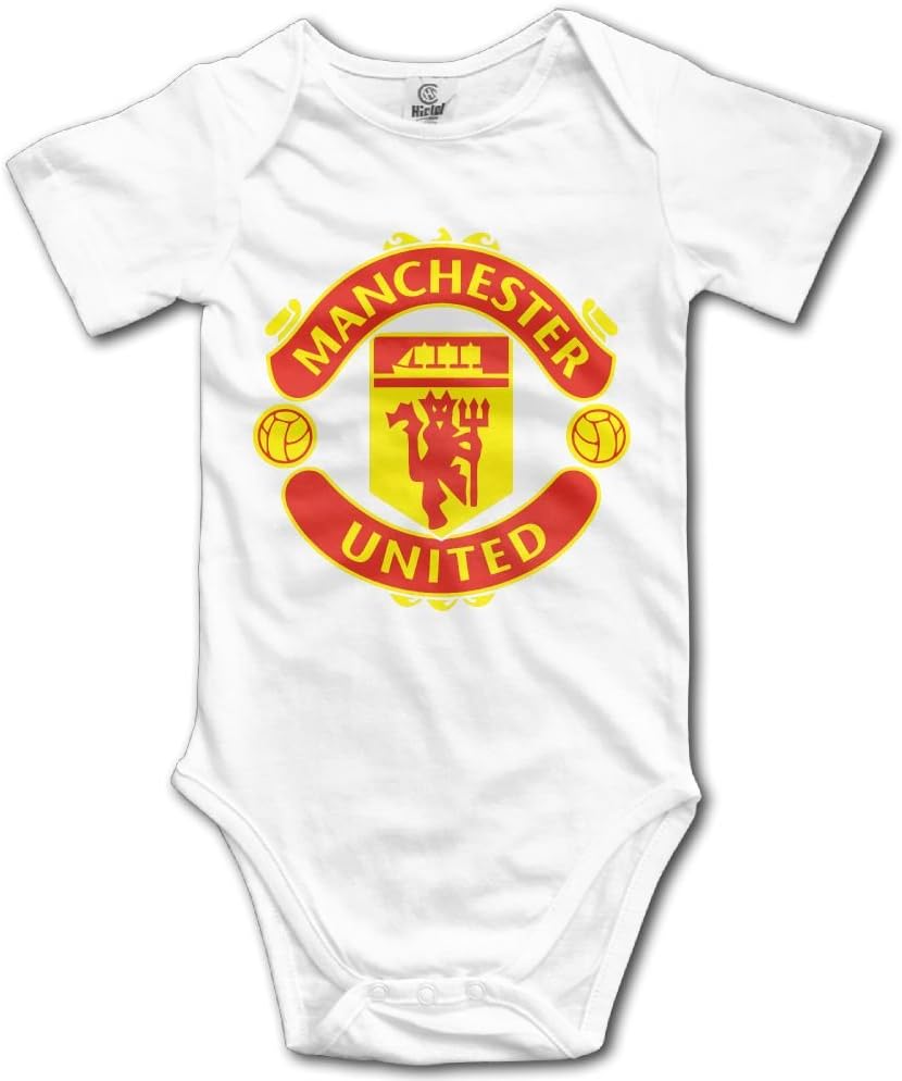 Manchester United Soccer Funny Cute Novelty Infant Baby Bodysuit