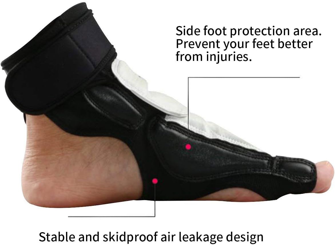 Goetland Taekwondo Foot Protector Gear Martial Arts Fight Boxing Punch Bag Sparring Training : Sports & Outdoors