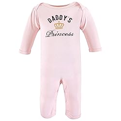 Hudson Baby Girls Unisex Cotton Coveralls, Daddys