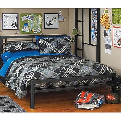 Amazon Com Industrial Style Metal Bed Frame Full Size