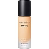 bareMinerals Barepro Performance Wear Liquid Foundation SPF 20, Breathable Makeup for Face, Full Coverage, 24HR Wear, Natural Matte Finish, Vegan