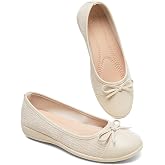 Women's Ballet Flats Low Wedge Closed Toe Dressy Flats Business Office Work