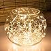String Lights,SOLMORE 33ft/10M 100 LED Fairy Lights Firefly Lights Starry Lights Copper Wire Lights Battery Operated+Remote Control 8 Modes for Christmas Party Patio Wedding Dancing Decor (Warm White)