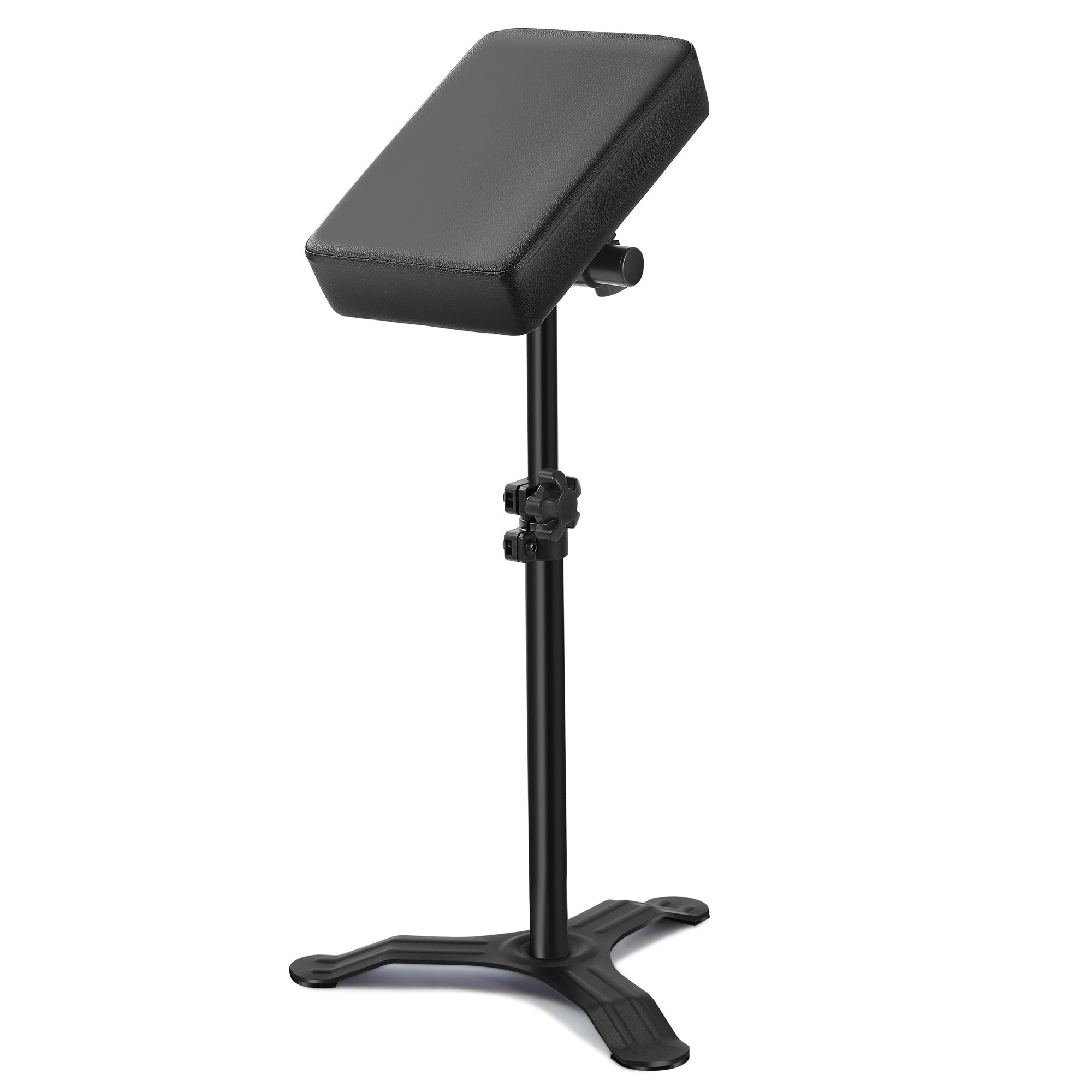 BARBALL Adjustable Tattoo Arm Rest Support Stand, Black Padded Armrest ...