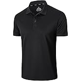 Gaiatiger Men’s 1/3 Pack Polo Shirt Moisture Wicking Dry Fit Performance Athletic Short Sleeve Golf Shirt