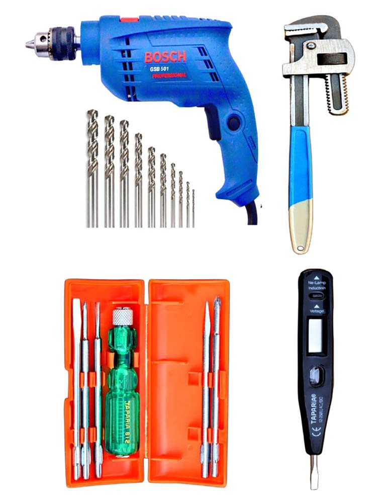 Bosch Gsb501 Drill Machine With Tool Kits Drill0006 Amazon In