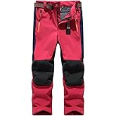Jessie Kidden Kids Boys Girls Youth Waterproof Hiking Ski Snow Pants Elastic Waist Warm Insulated Pants