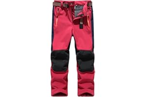 Jessie Kidden Kids Boys Girls Youth Waterproof Hiking Ski Snow Pants Elastic Waist Warm Insulated Pants