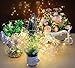 Jofan 10 Sets Battery Operated LED String Lights 30 Micro Leds on 10 Feet Long Copper Wire Warm White LED Starry String Light Fairy Party Decor